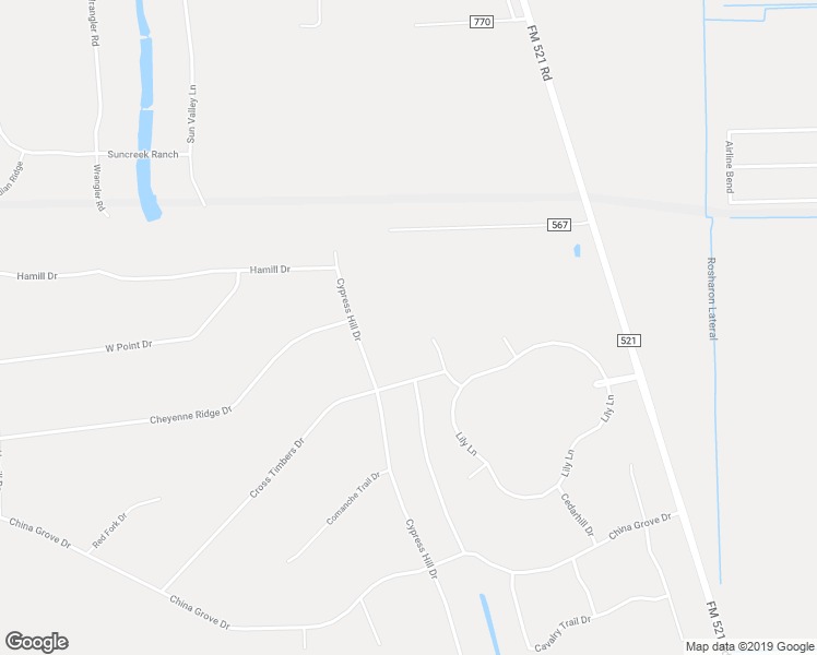 map of restaurants, bars, coffee shops, grocery stores, and more near 17414 Blackhawk Court in Rosharon