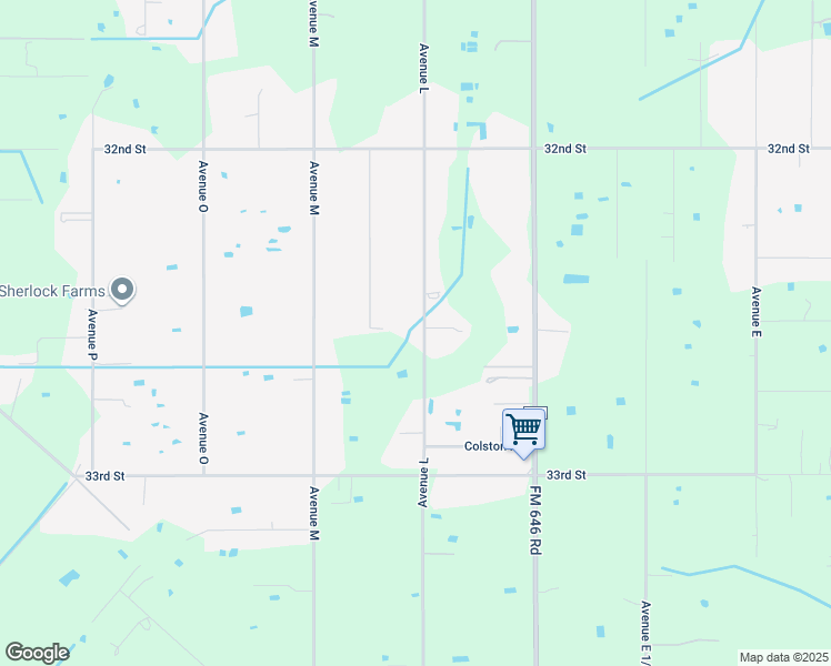 map of restaurants, bars, coffee shops, grocery stores, and more near 7318 Avenue L in Santa Fe
