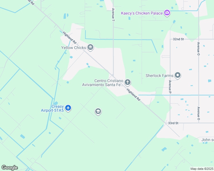 map of restaurants, bars, coffee shops, grocery stores, and more near 7803 Elizabeth Lane in Santa Fe