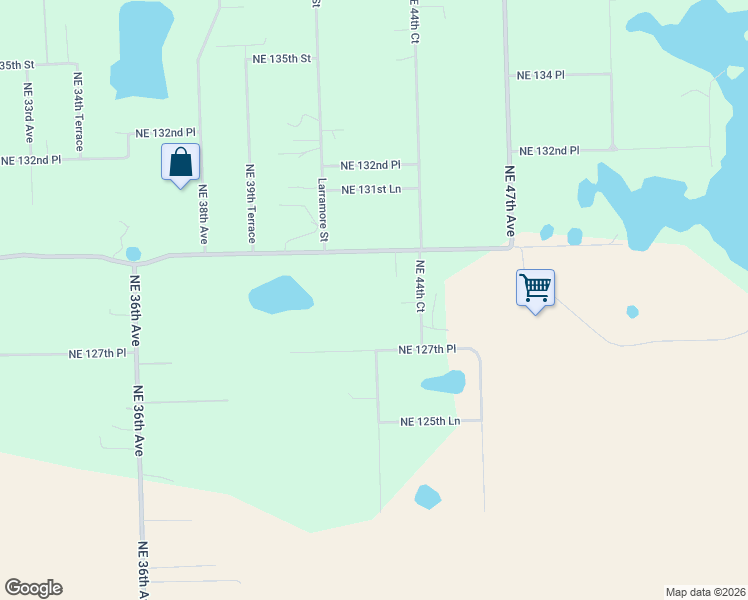 map of restaurants, bars, coffee shops, grocery stores, and more near 4250 Northeast County Road 329 in Anthony
