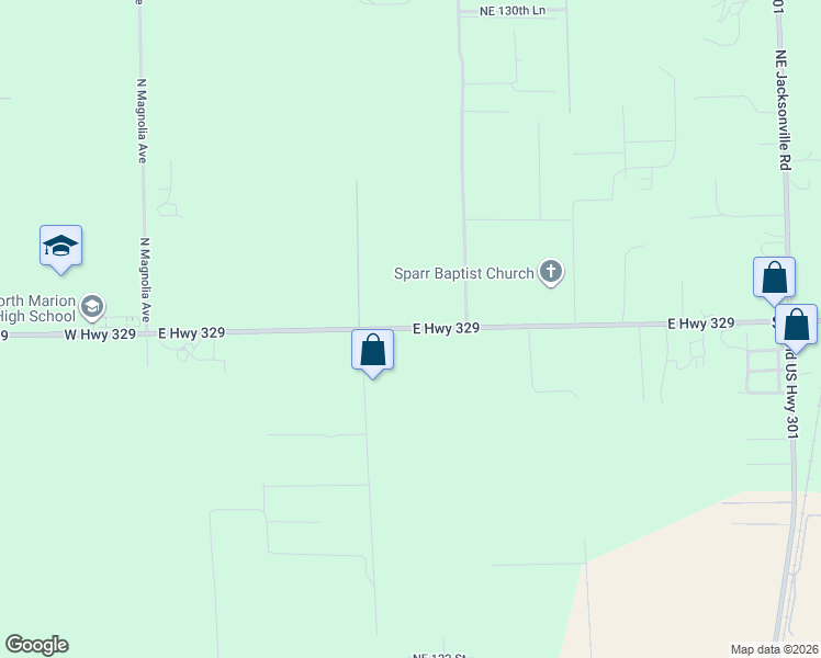 map of restaurants, bars, coffee shops, grocery stores, and more near 810 Co Road 329 in Citra