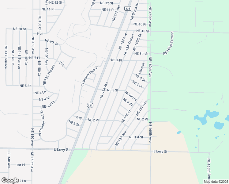 map of restaurants, bars, coffee shops, grocery stores, and more near 15670 Northeast 5 Street in Williston