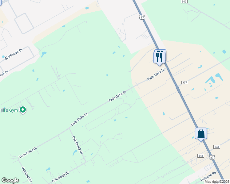 map of restaurants, bars, coffee shops, grocery stores, and more near 228 Twin Oaks Drive in La Vernia