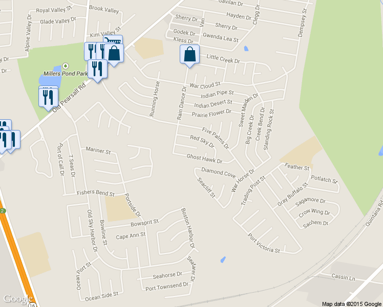map of restaurants, bars, coffee shops, grocery stores, and more near 5503 Ghost Hawk Drive in San Antonio