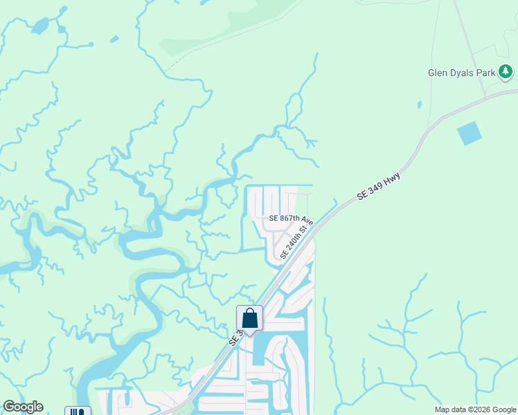 map of restaurants, bars, coffee shops, grocery stores, and more near 88 Southeast 231st Street in Old Town