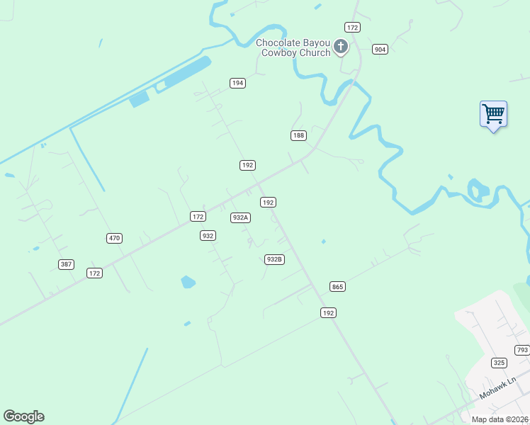 map of restaurants, bars, coffee shops, grocery stores, and more near 1423 County Road 192 in Alvin