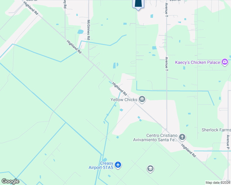 map of restaurants, bars, coffee shops, grocery stores, and more near 7218 Highland Road in Santa Fe