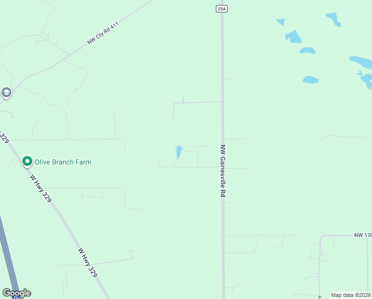 map of restaurants, bars, coffee shops, grocery stores, and more near 13460 Northwest Gainesville Road in Reddick