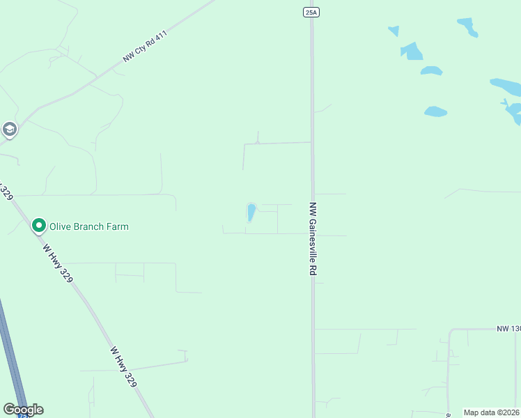 map of restaurants, bars, coffee shops, grocery stores, and more near 13460 Northwest Gainesville Road in Reddick