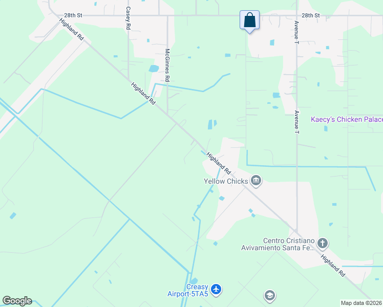 map of restaurants, bars, coffee shops, grocery stores, and more near 7210 Highland Road in Santa Fe