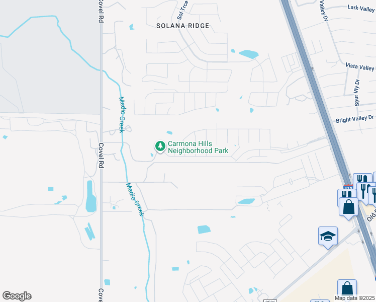 map of restaurants, bars, coffee shops, grocery stores, and more near 8426 Piedras Creek in San Antonio