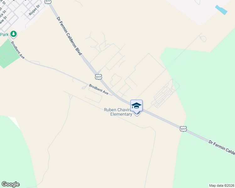 map of restaurants, bars, coffee shops, grocery stores, and more near 1000 Tesoro Park in Del Rio