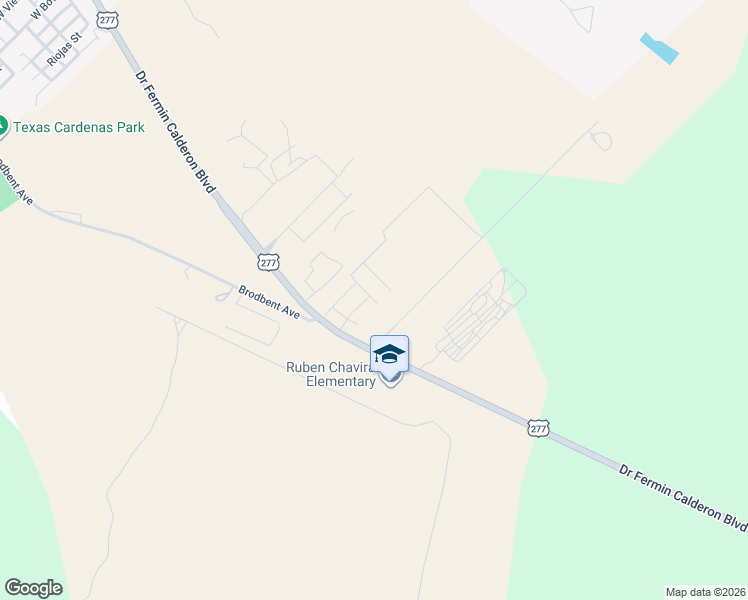 map of restaurants, bars, coffee shops, grocery stores, and more near 1006 Tesoro Pass in Del Rio