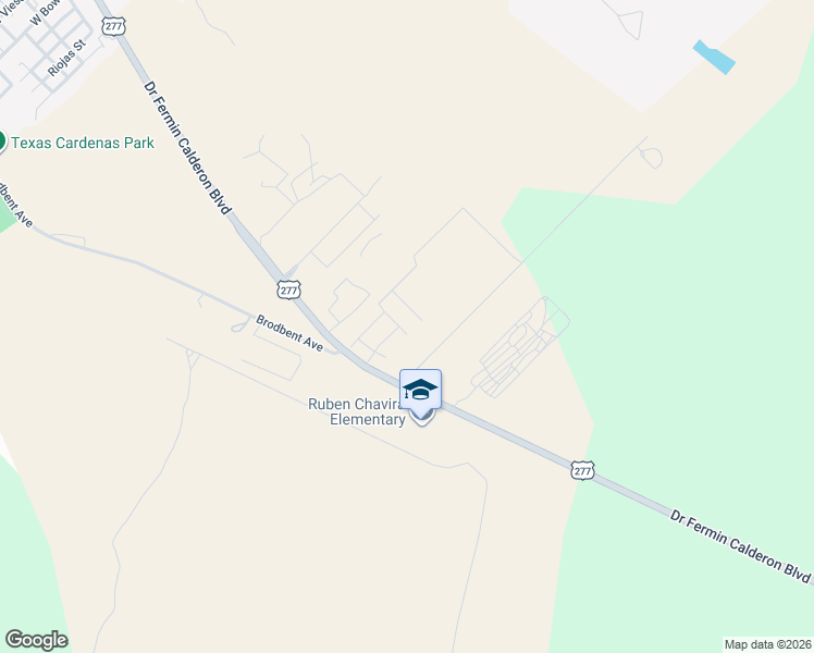 map of restaurants, bars, coffee shops, grocery stores, and more near 1006 Tesoro Pass in Del Rio