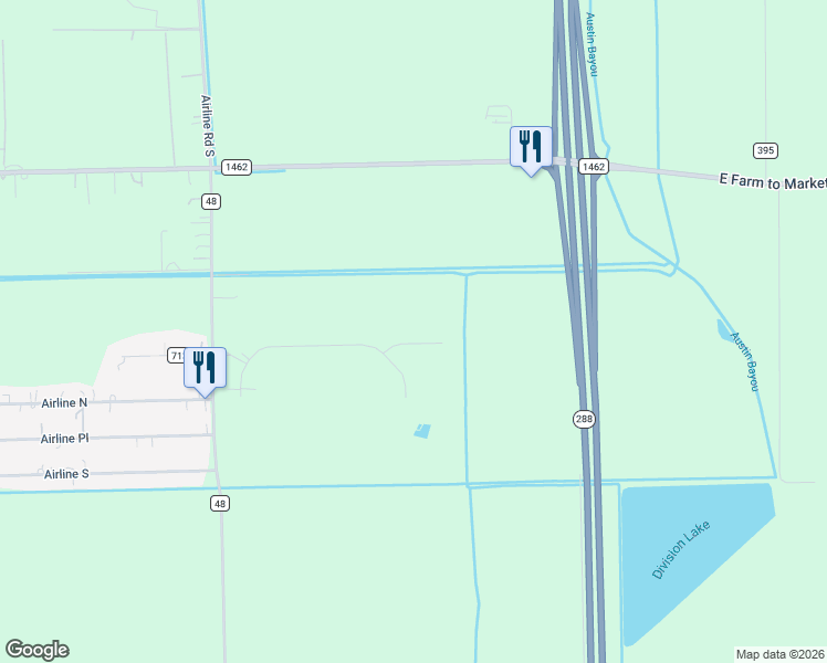 map of restaurants, bars, coffee shops, grocery stores, and more near 2027 Stone Trace Circle in Rosharon