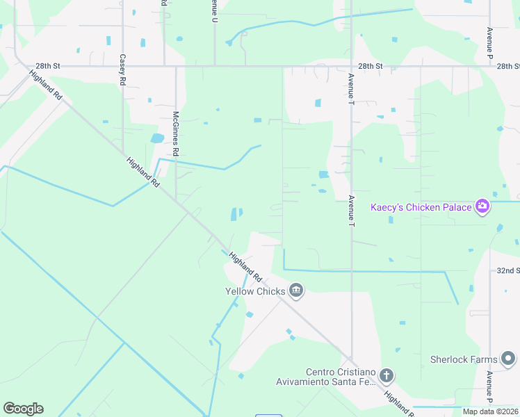 map of restaurants, bars, coffee shops, grocery stores, and more near 7018 Avenue V in Santa Fe