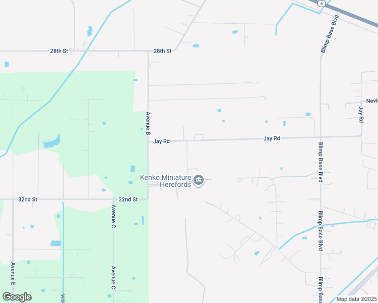 map of restaurants, bars, coffee shops, grocery stores, and more near 10609 Jay Road in Hitchcock