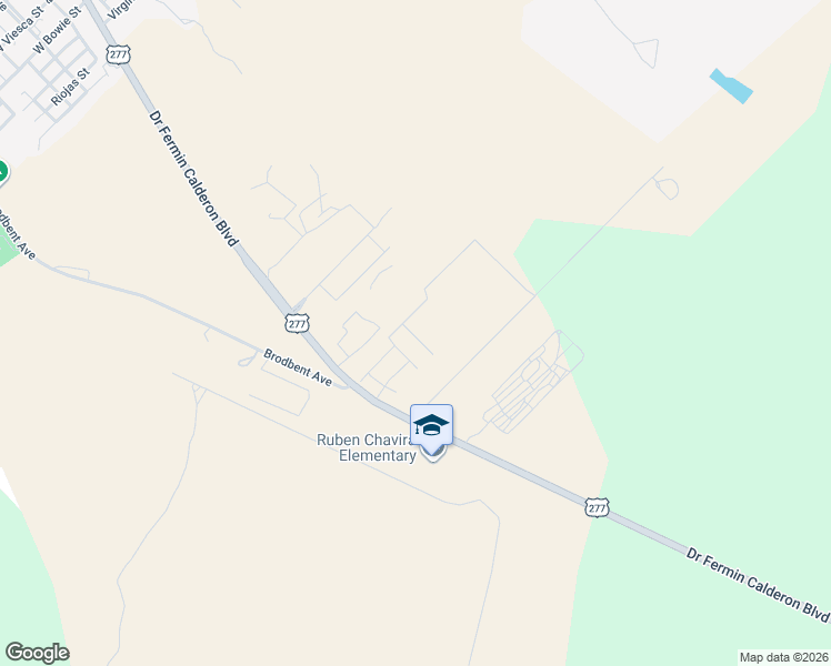 map of restaurants, bars, coffee shops, grocery stores, and more near 1031 Tesoro Run in Del Rio