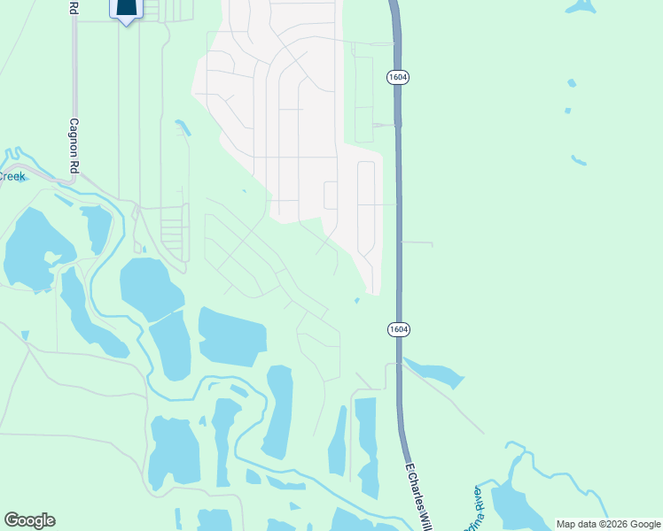 map of restaurants, bars, coffee shops, grocery stores, and more near 8941 South Loop 1604 in San Antonio
