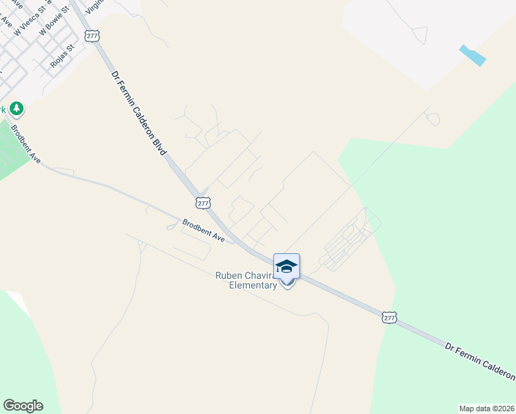 map of restaurants, bars, coffee shops, grocery stores, and more near 1013 Tesoro Run in Del Rio