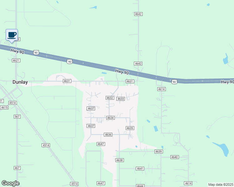 map of restaurants, bars, coffee shops, grocery stores, and more near 105 County Road 4633 in Hondo