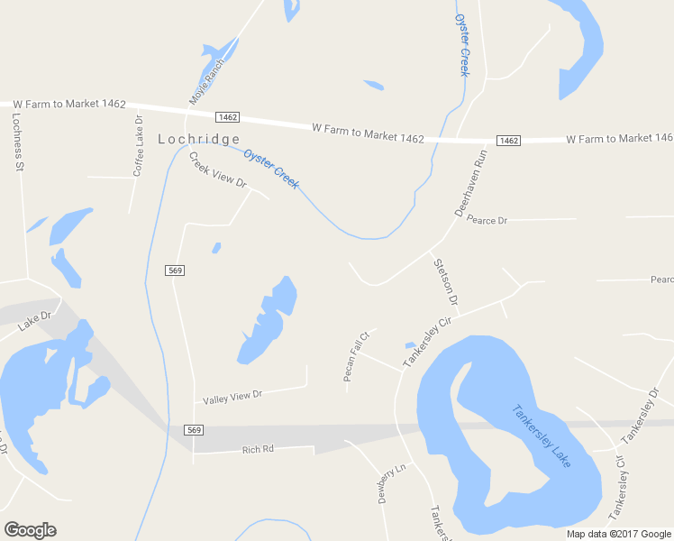 map of restaurants, bars, coffee shops, grocery stores, and more near 16519 Deerhaven Run in Rosharon