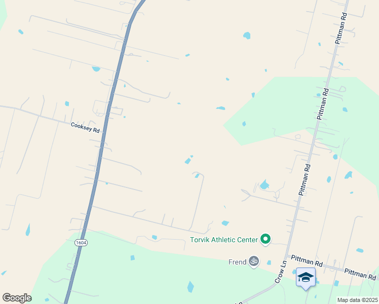 map of restaurants, bars, coffee shops, grocery stores, and more near 6996 South Loop 1604 in Adkins