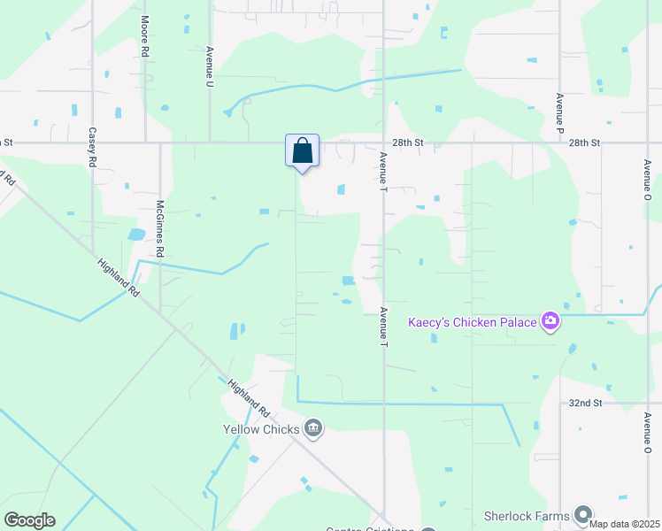 map of restaurants, bars, coffee shops, grocery stores, and more near 6723 Avenue V in Santa Fe