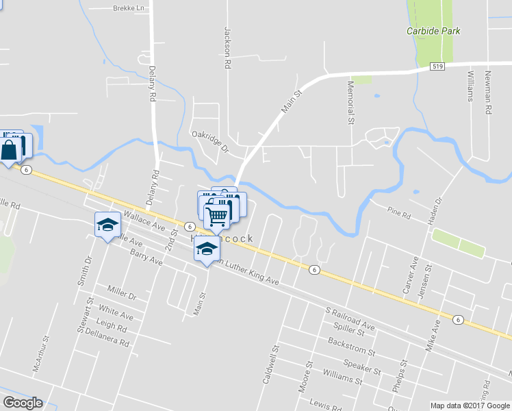 map of restaurants, bars, coffee shops, grocery stores, and more near 6700 Pecanwood Street in Hitchcock