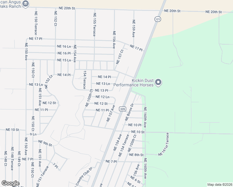 map of restaurants, bars, coffee shops, grocery stores, and more near 1292 Florida 121 in Williston
