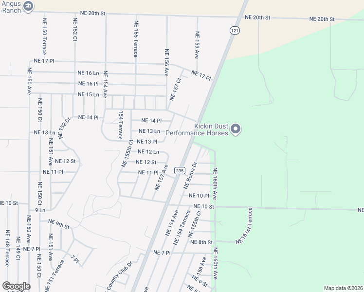 map of restaurants, bars, coffee shops, grocery stores, and more near 1292 Florida 121 in Williston