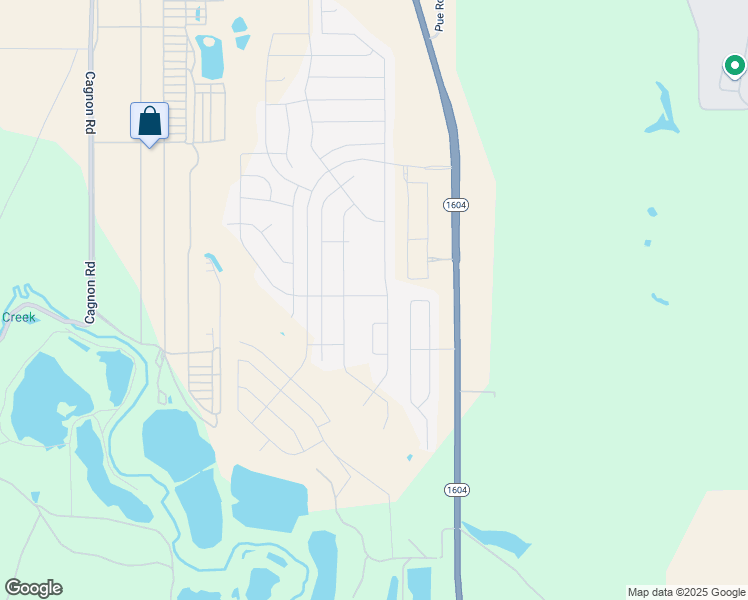 map of restaurants, bars, coffee shops, grocery stores, and more near Charles W Anderson Loop in San Antonio