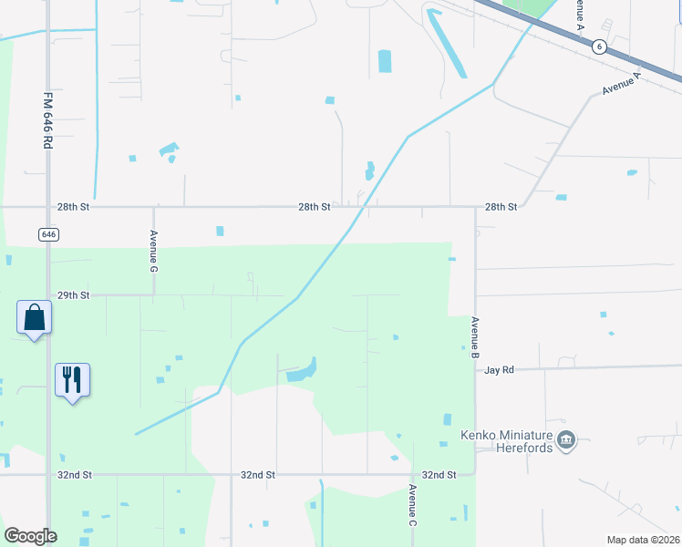 map of restaurants, bars, coffee shops, grocery stores, and more near 11102 29th Street in Santa Fe