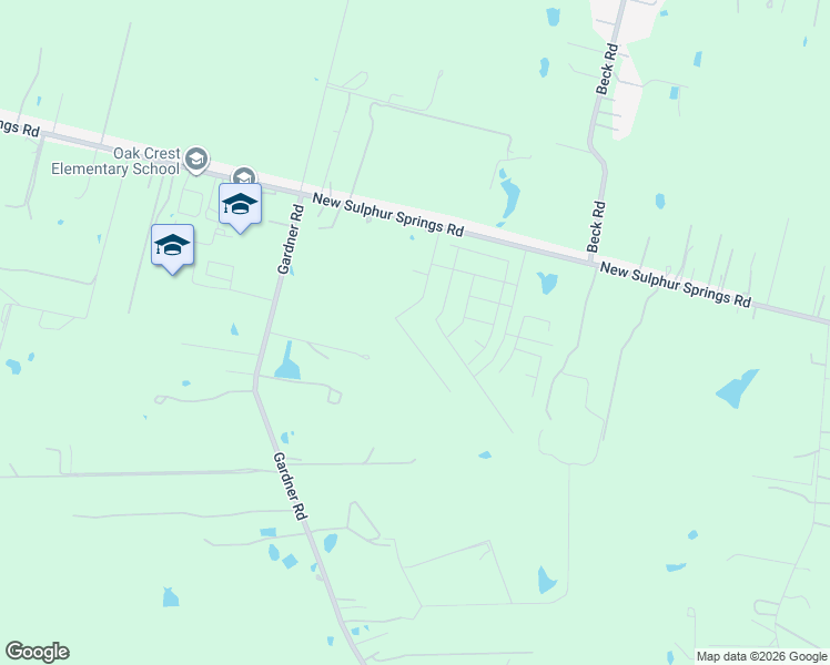 map of restaurants, bars, coffee shops, grocery stores, and more near 8220 New Sulphur Springs Road in San Antonio