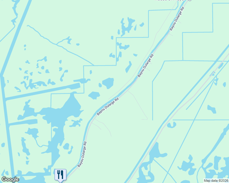 map of restaurants, bars, coffee shops, grocery stores, and more near Par Road 111 in Terrebonne Parish