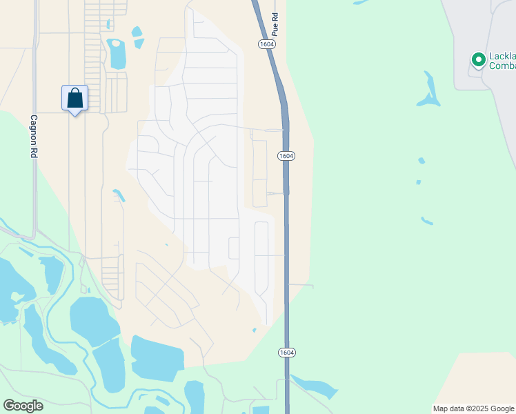 map of restaurants, bars, coffee shops, grocery stores, and more near 432 East Charles William Anderson Loop in San Antonio