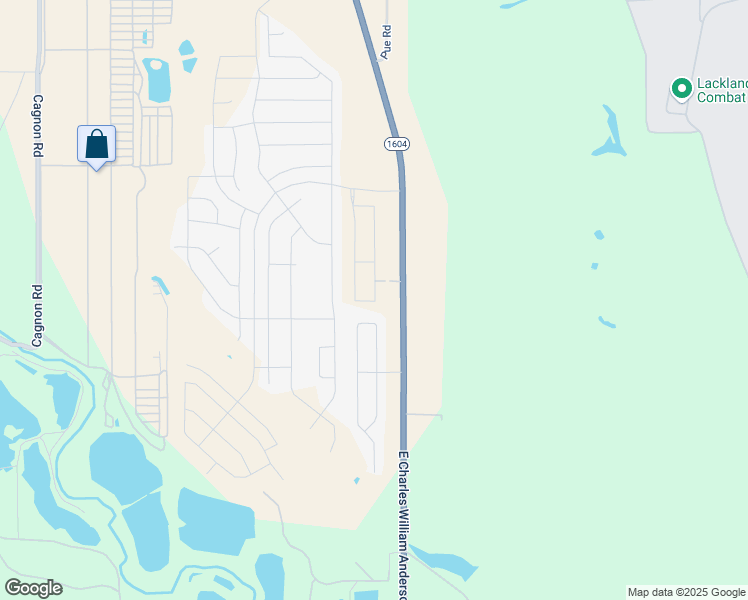 map of restaurants, bars, coffee shops, grocery stores, and more near 432 East Charles William Anderson Loop in San Antonio