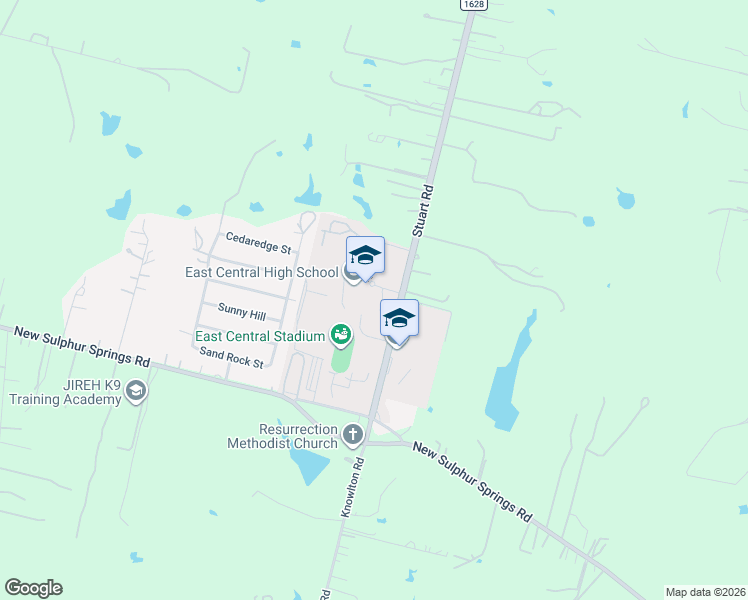 map of restaurants, bars, coffee shops, grocery stores, and more near 6979-7457 Farm-To-Market 1628 in San Antonio