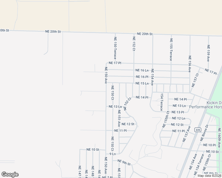 map of restaurants, bars, coffee shops, grocery stores, and more near Northeast 150 Court in Williston