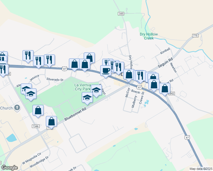 104 San Antonio Road, La Vernia TX Walk Score