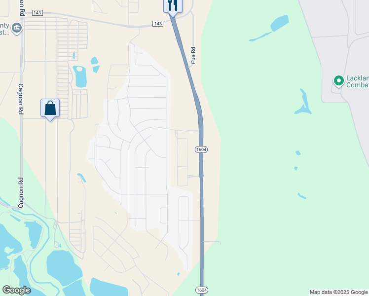 map of restaurants, bars, coffee shops, grocery stores, and more near 432 East Charles William Anderson Loop in San Antonio