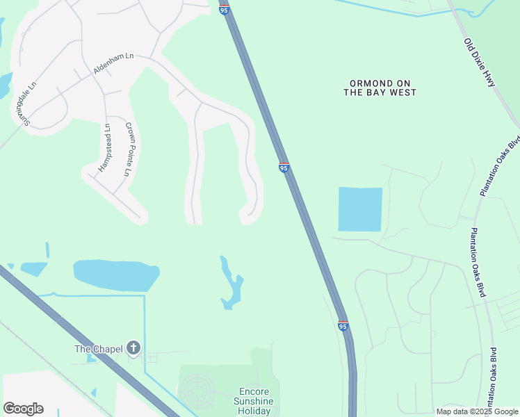 map of restaurants, bars, coffee shops, grocery stores, and more near 826 Aldenham Lane in Ormond Beach