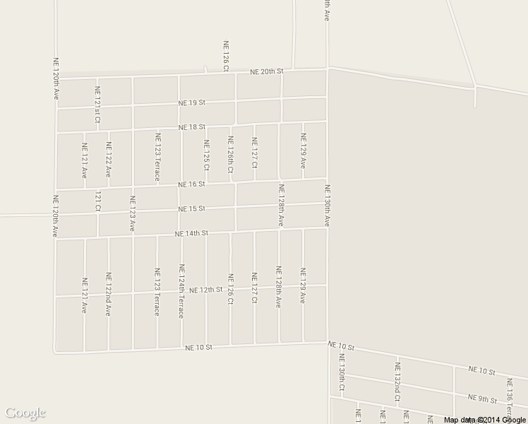 map of restaurants, bars, coffee shops, grocery stores, and more near 12770 Northeast 15 Street in Williston