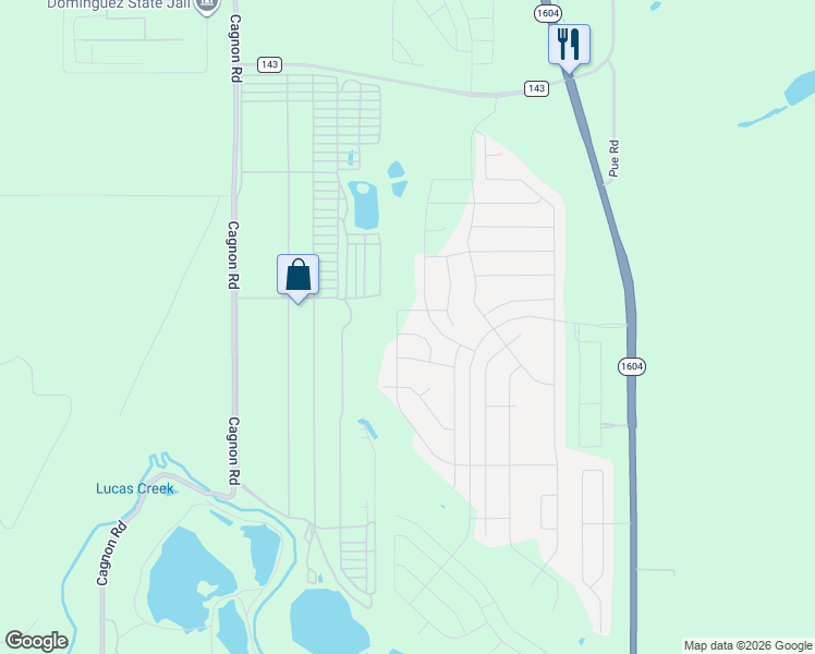 map of restaurants, bars, coffee shops, grocery stores, and more near 7960 Cagnon Road in San Antonio
