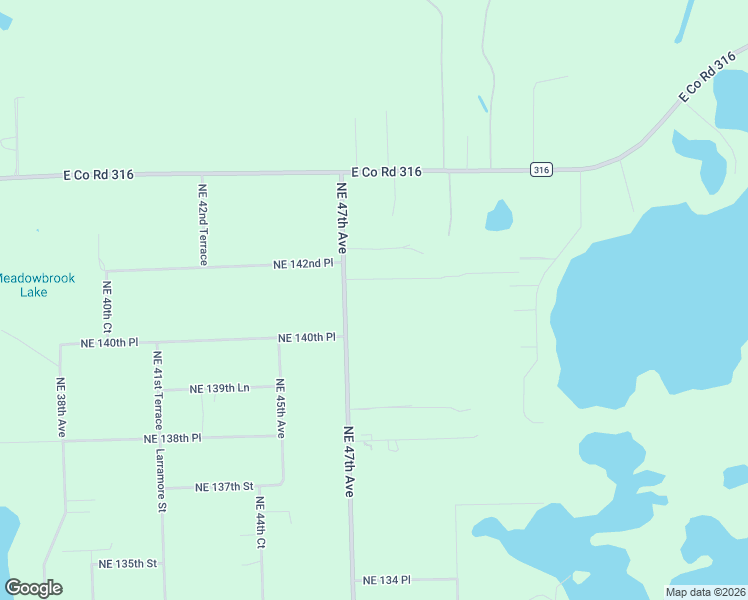 map of restaurants, bars, coffee shops, grocery stores, and more near 14155 Northeast 47th Avenue in Anthony