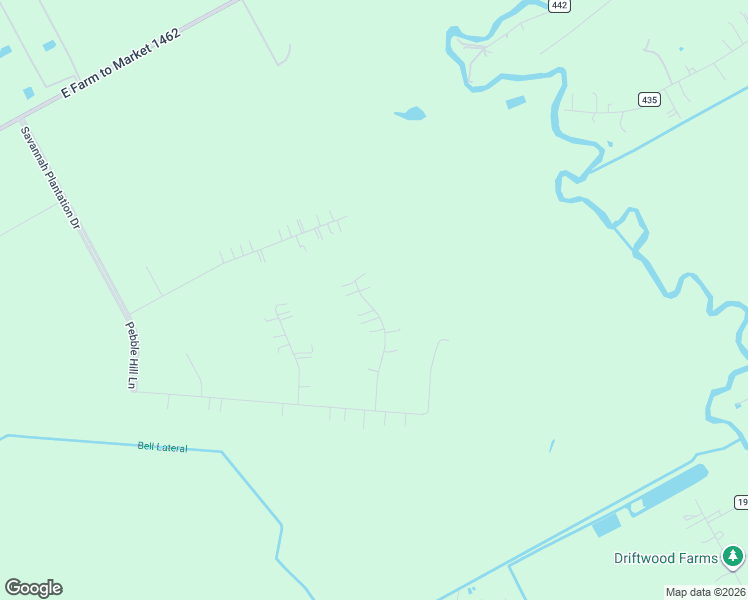 map of restaurants, bars, coffee shops, grocery stores, and more near 7514 Oak Alley Court in Rosharon