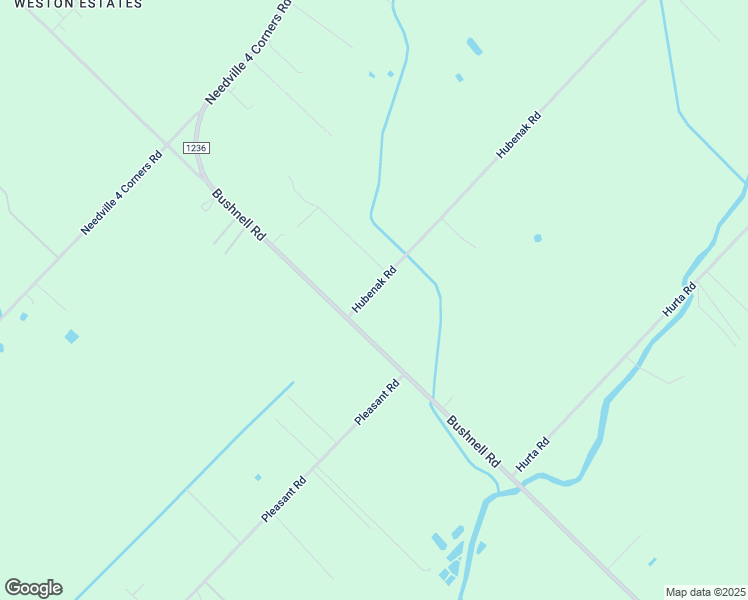 map of restaurants, bars, coffee shops, grocery stores, and more near 16707 Hubenak Road in Needville