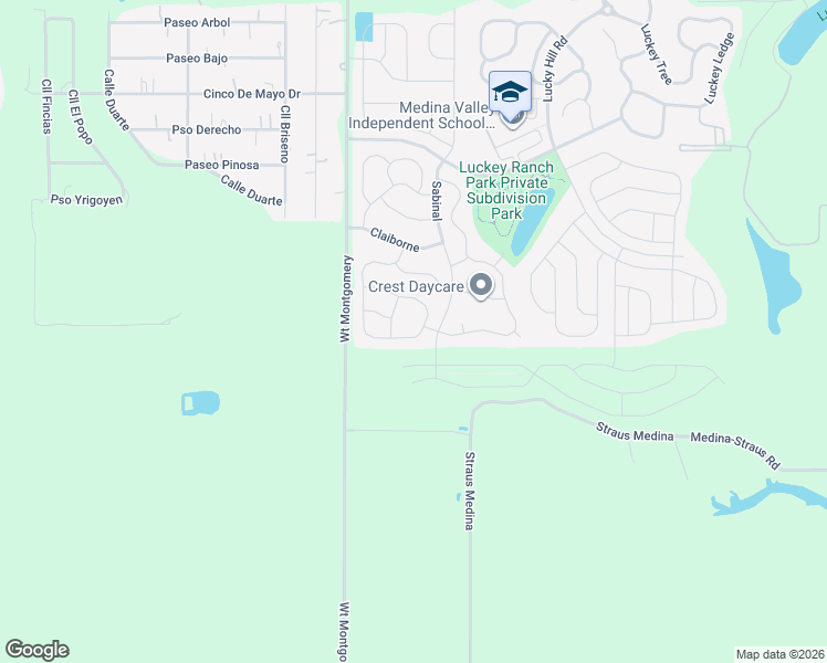 map of restaurants, bars, coffee shops, grocery stores, and more near 7624 Bowdre in San Antonio