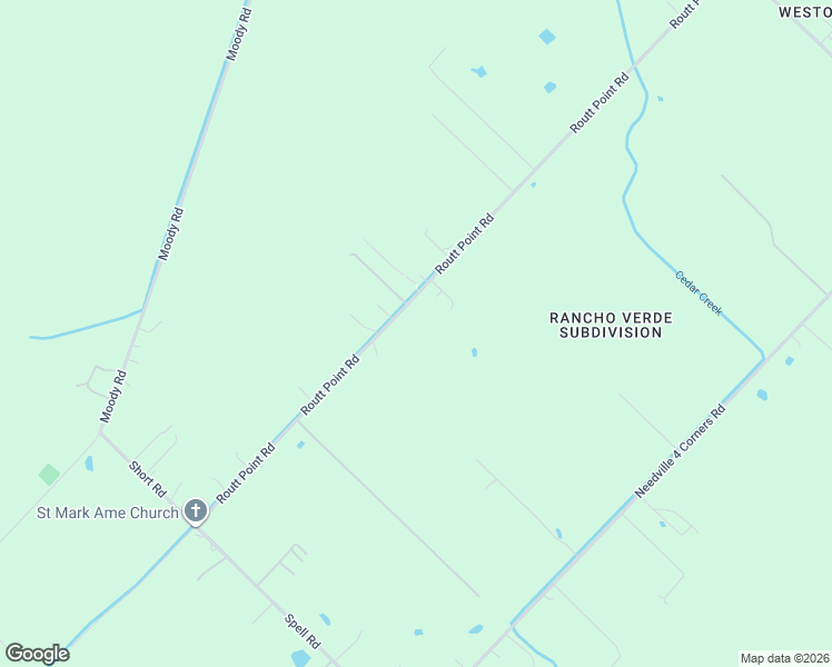 map of restaurants, bars, coffee shops, grocery stores, and more near 13734 Routt Point Road in Needville