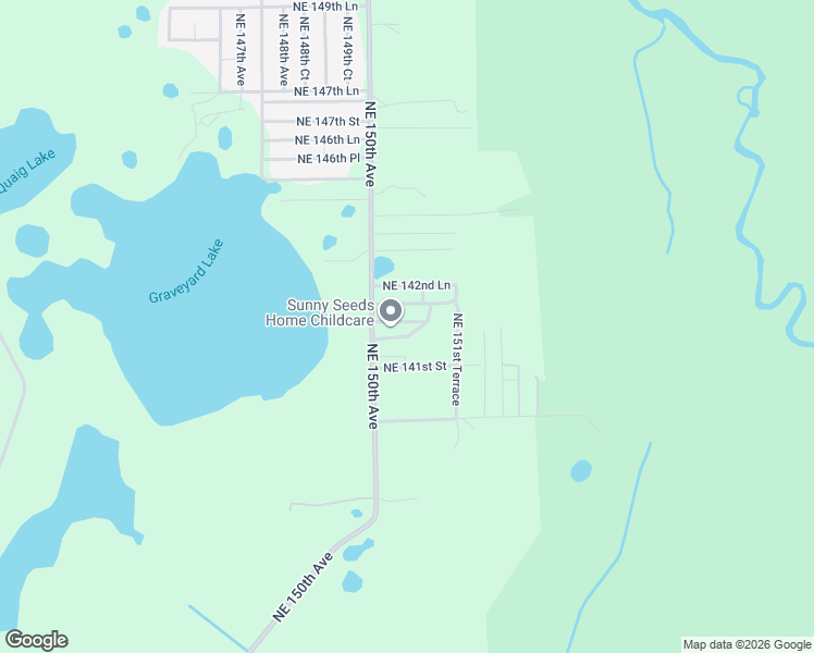 map of restaurants, bars, coffee shops, grocery stores, and more near 15070 Northeast 142nd Place in Fort McCoy